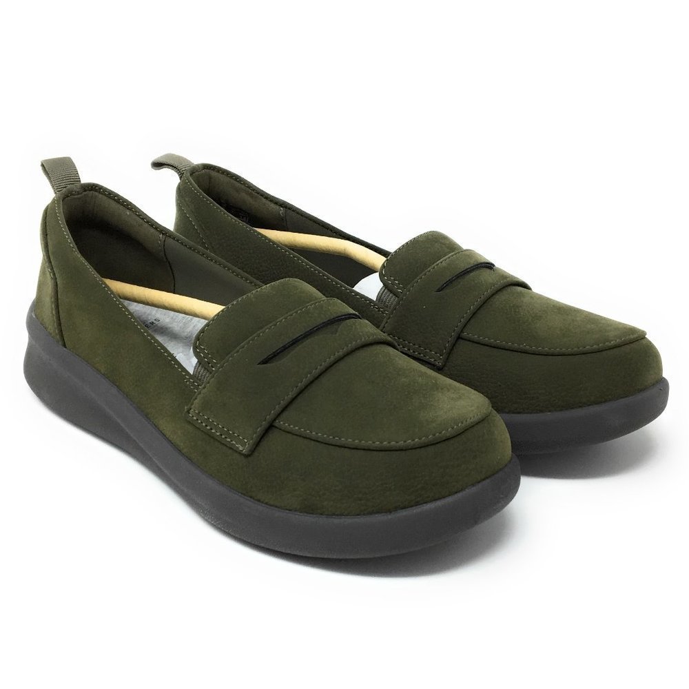 Clarks Slip-On Loafers Sillian 2.0 Hope Olive 6 M